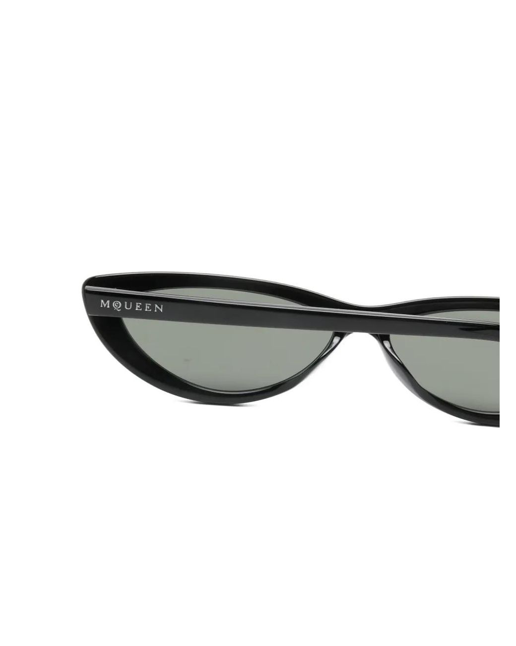 McQueen Gray Cat-Eye Frame Sunglasses