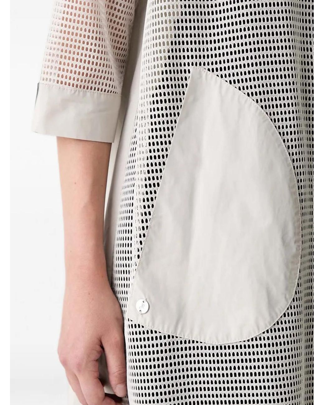 Joseph Ribkoff Black Mesh-Panelled Hooded Jacket