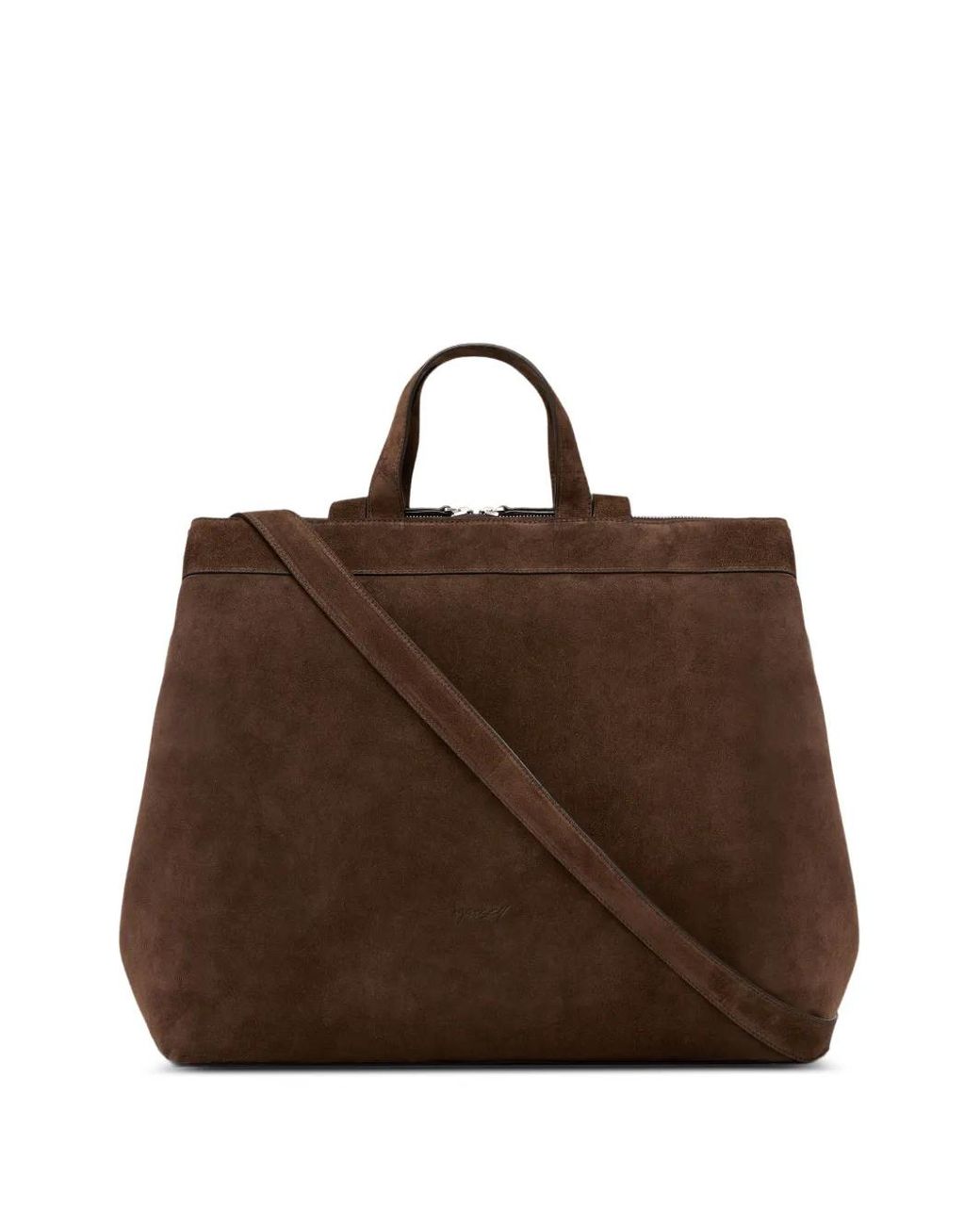 Marsèll Brown Borso Suede Two-Way Tote Bag
