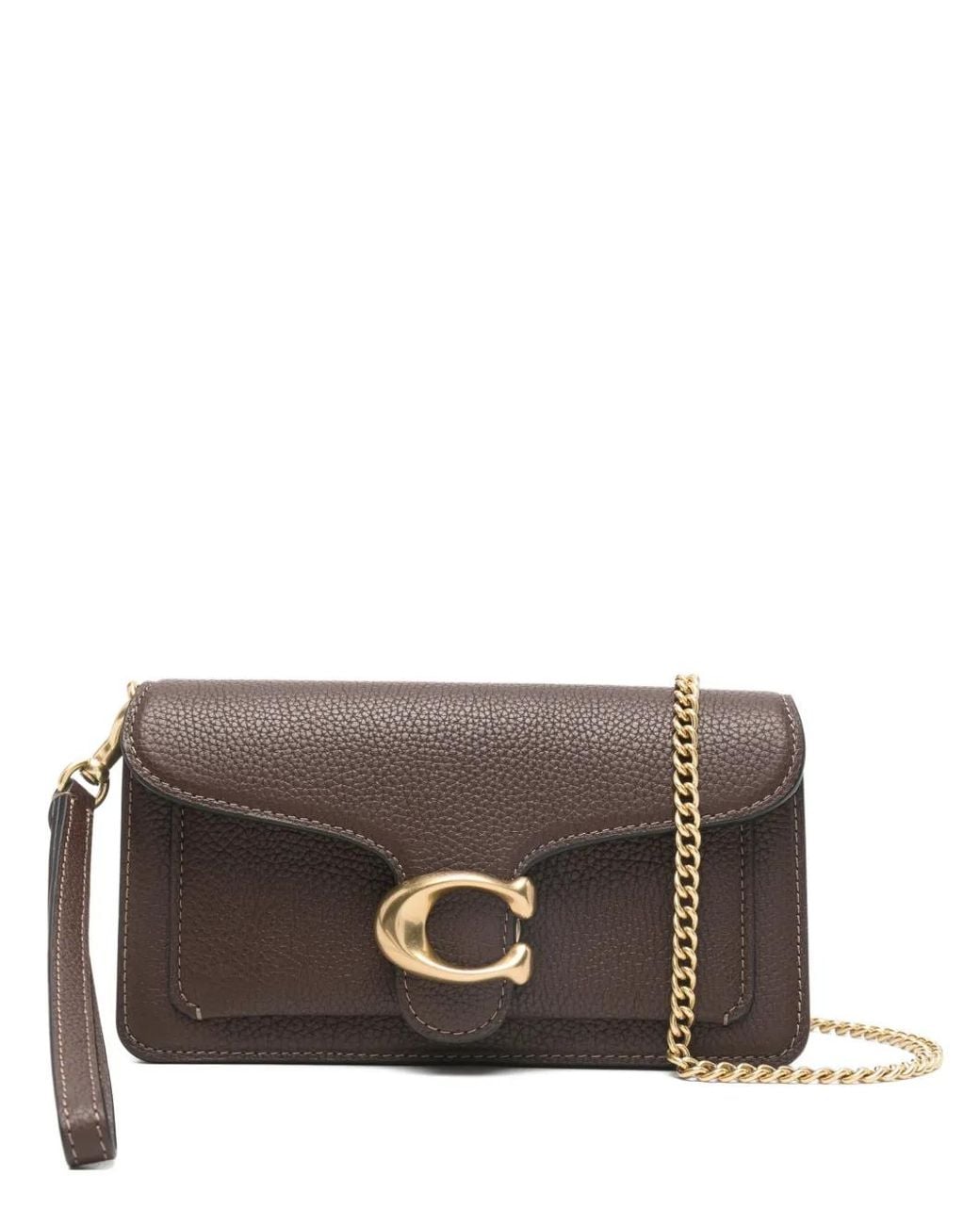 COACH Brown Tabby Chain Crossbody Bag 19