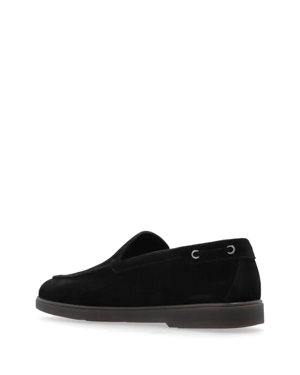 Giuseppe Zanotti Black Suede Loafers for men