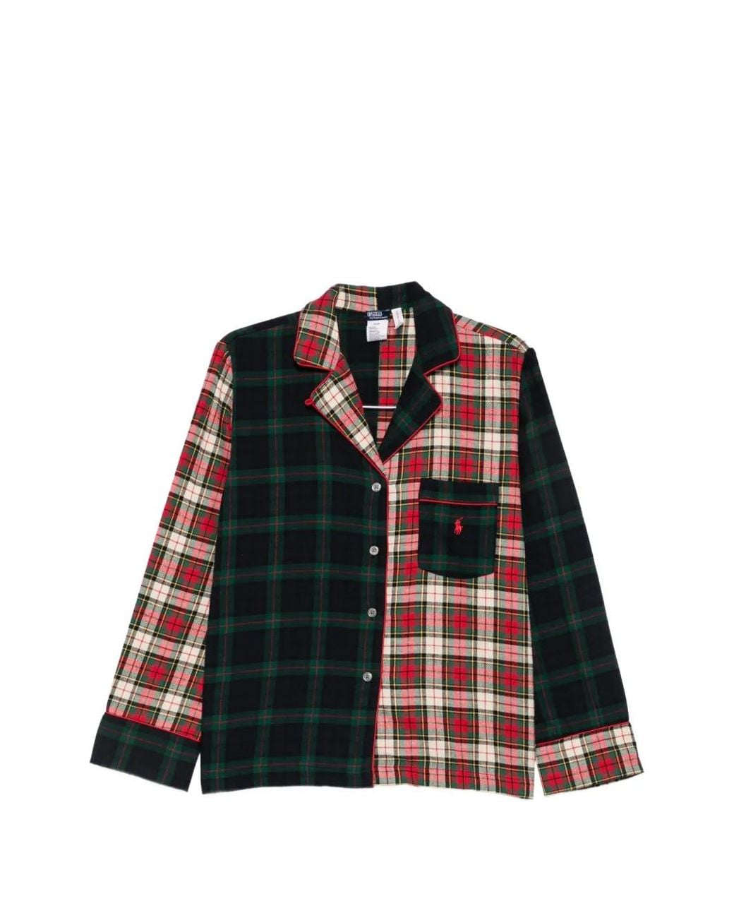 Polo Ralph Lauren Black Patchwork Plaid Pajamas