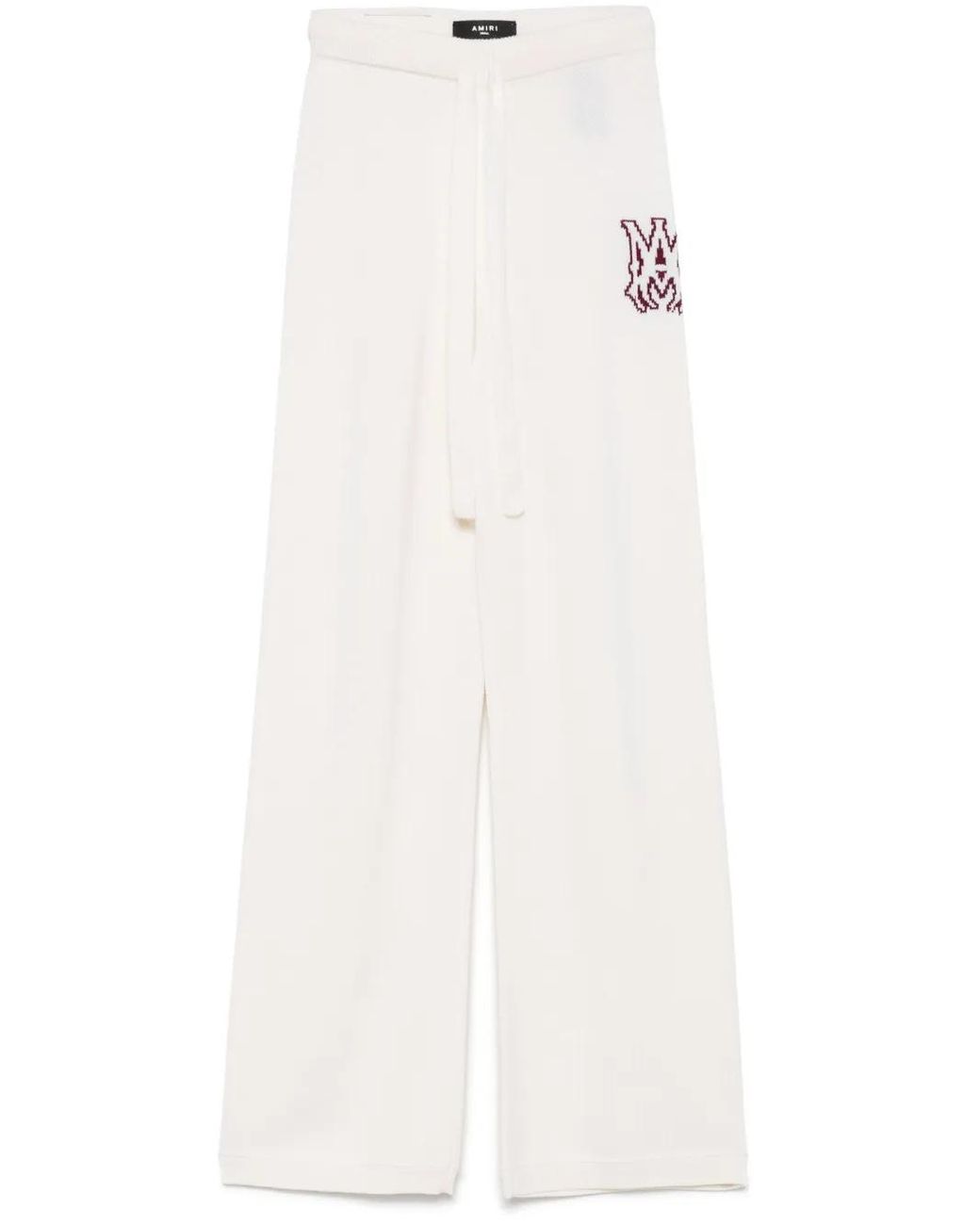 Amiri White Ma-Jacquard Track Pants