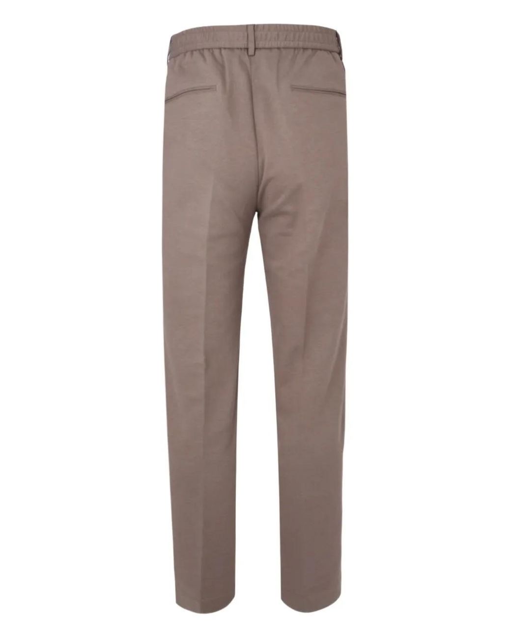 Peserico Gray Button Trousers for men