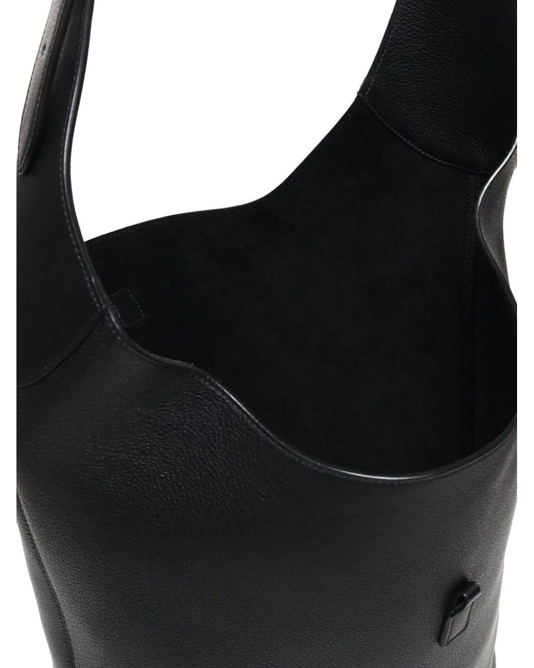 Saint Laurent Black Le 5 À 7 Leather Shoulder Bag