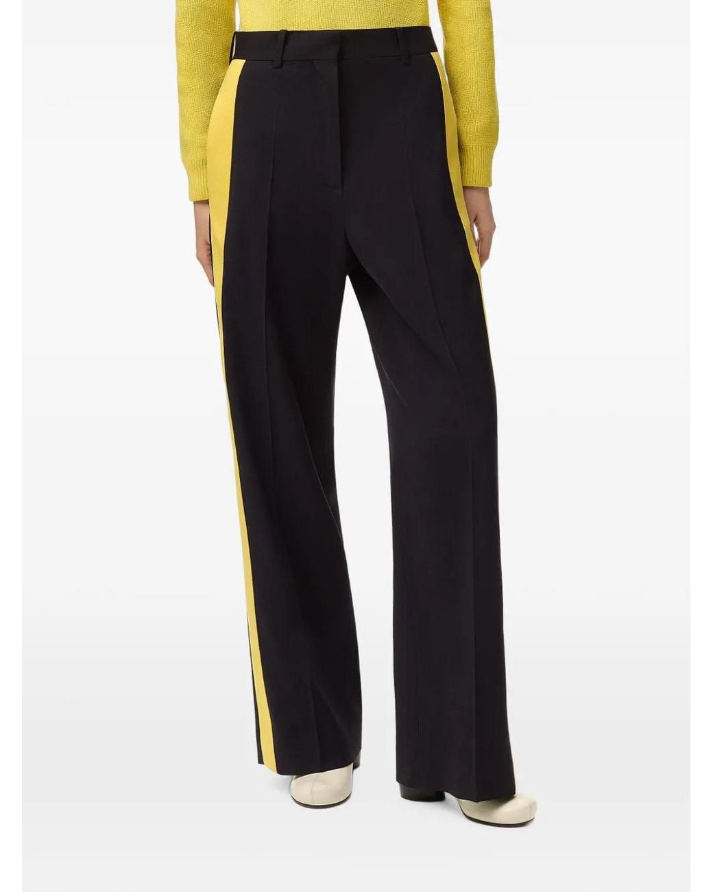 Loewe Blue Pantalon À Bandes Contrastantes
