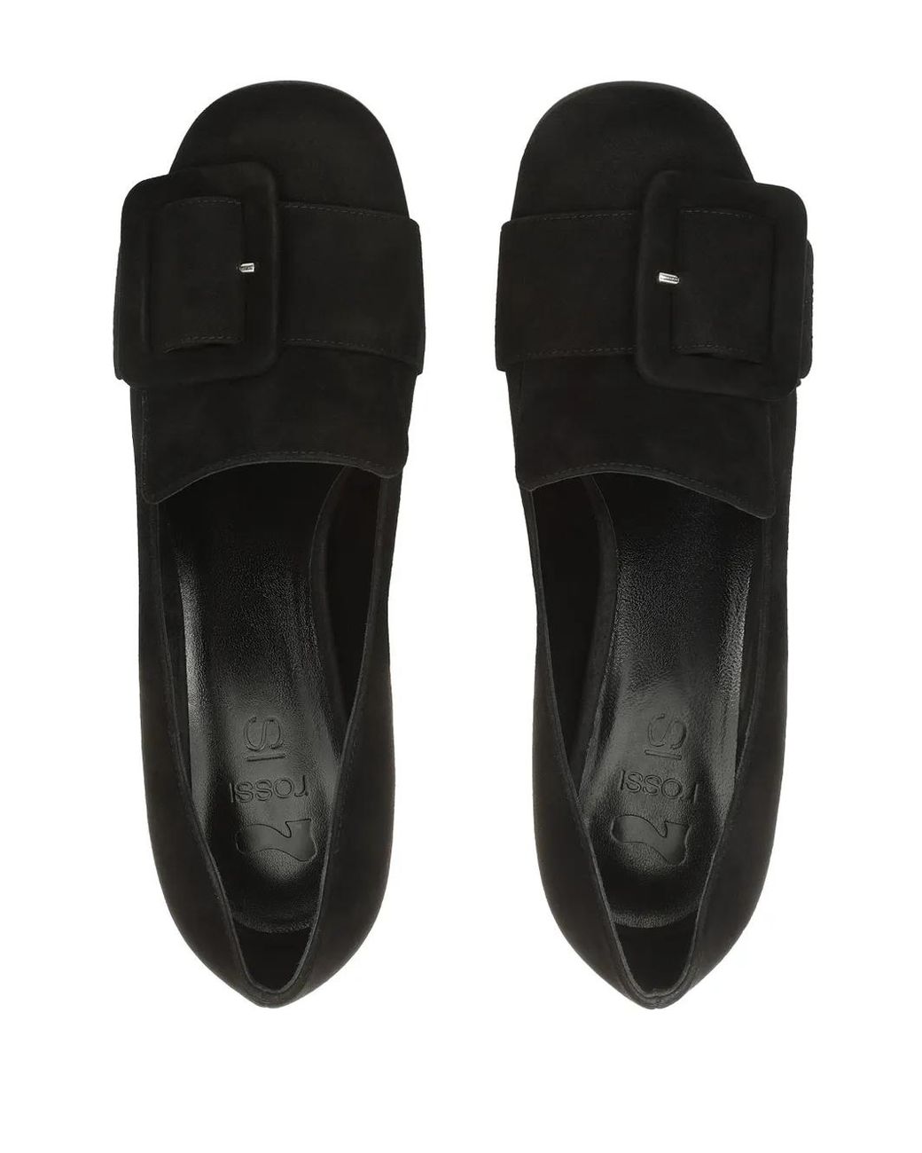 Sergio Rossi Black Si Rossi Buckled Pumps