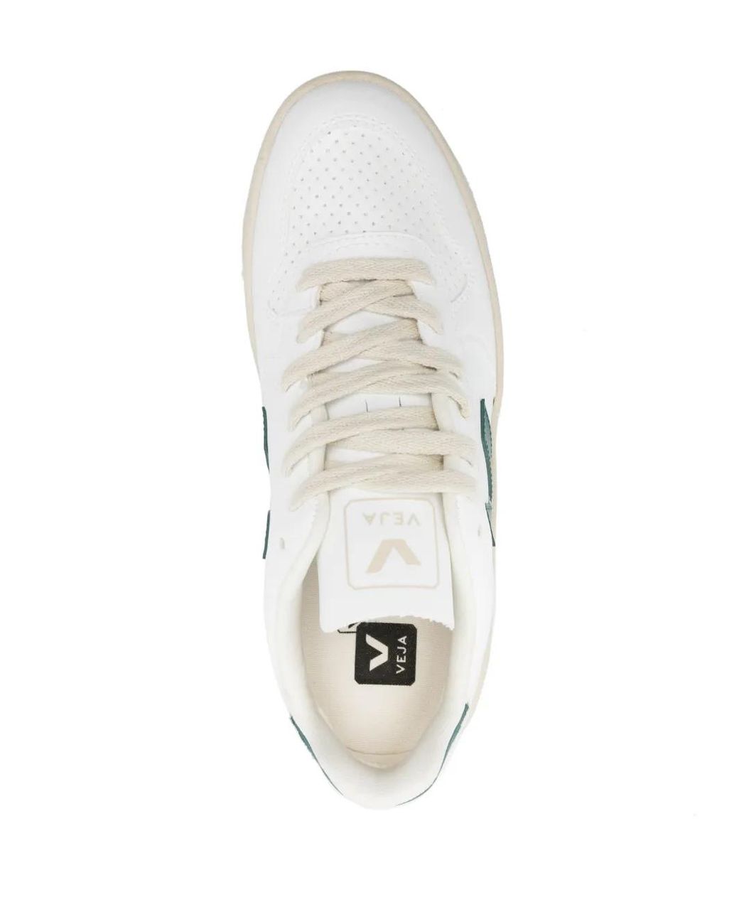Veja White V-10 Low-Top Sneakers