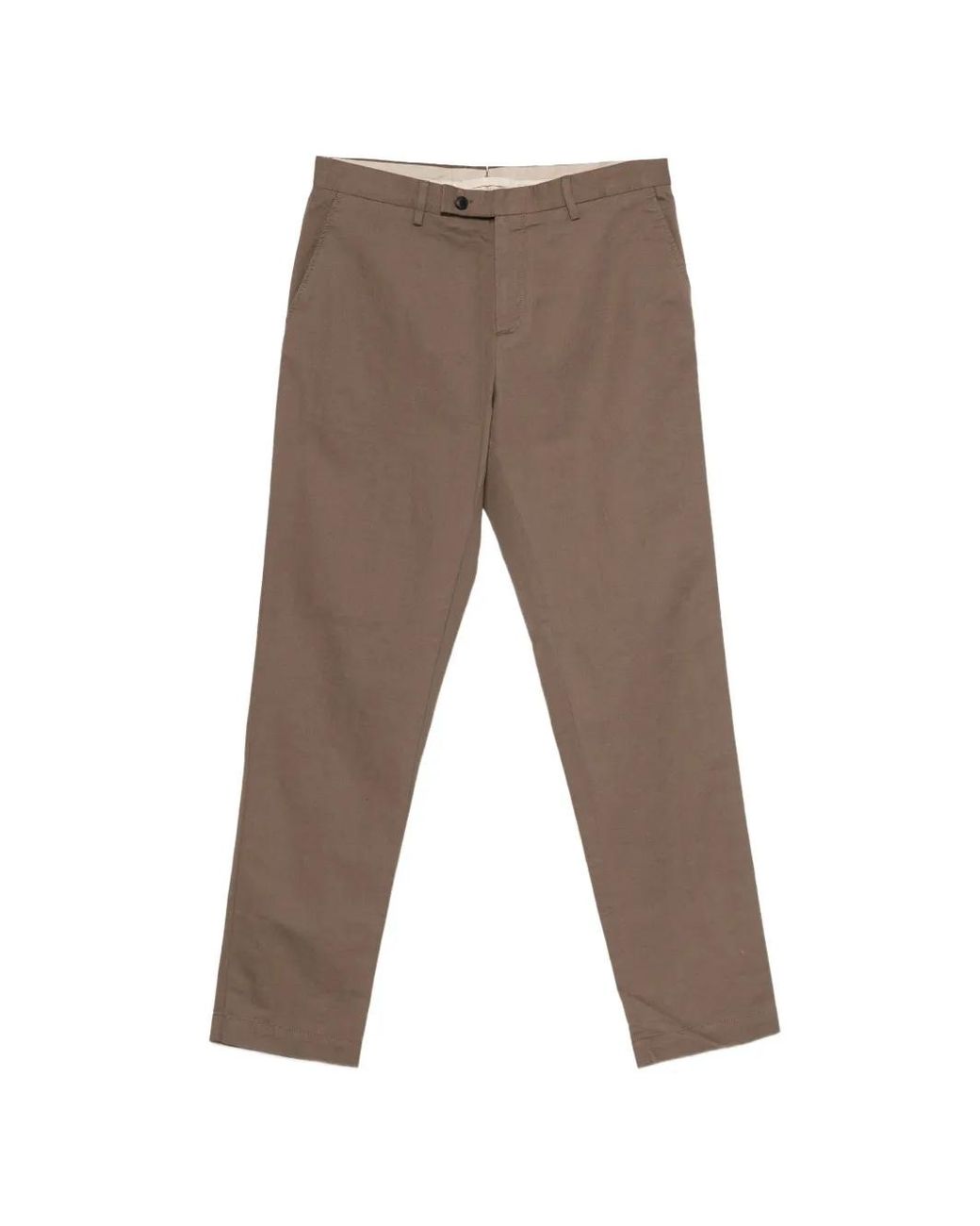 Sunspel Gray Straight-Leg Trousers for men