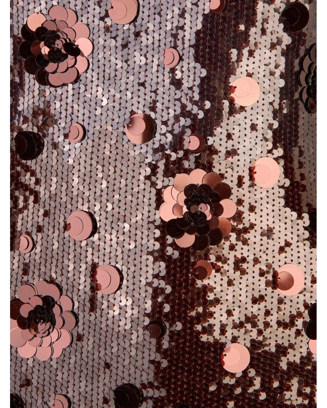 ROTATE BIRGER CHRISTENSEN Brown Robe Longue À Sequins