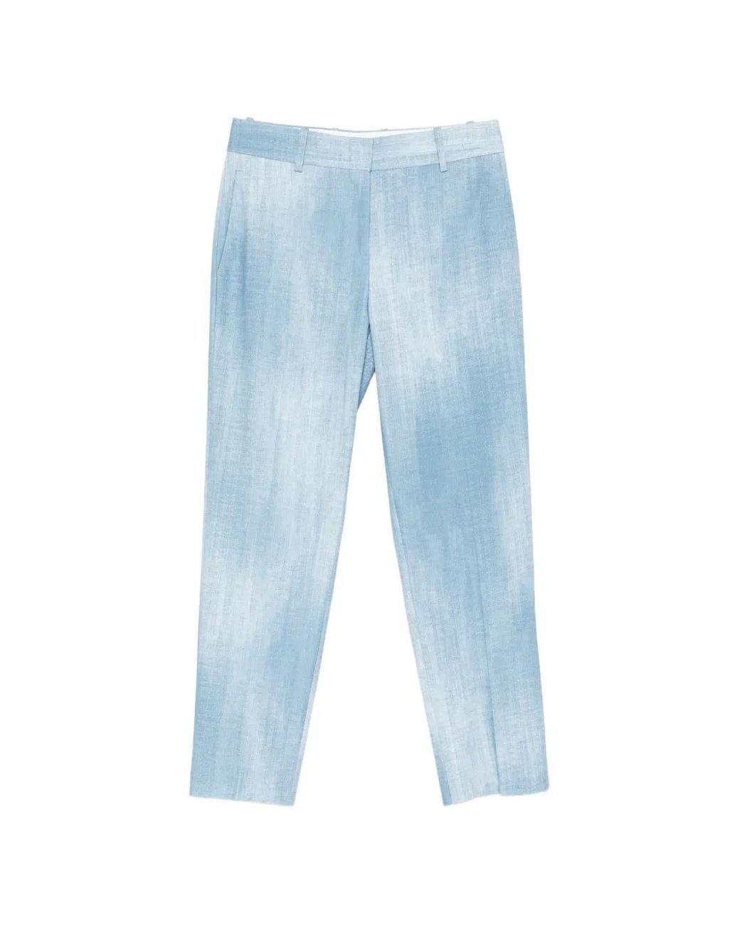 Ermanno Scervino Blue Straight Trousers