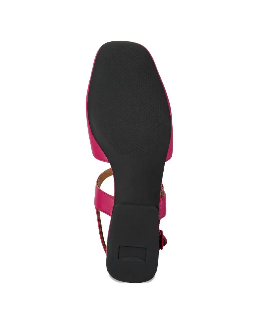 Camper Pink Casi Myra Buckle Leather Sandals