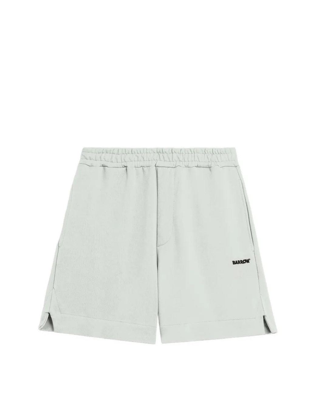 Barrow White Logo Shorts for men