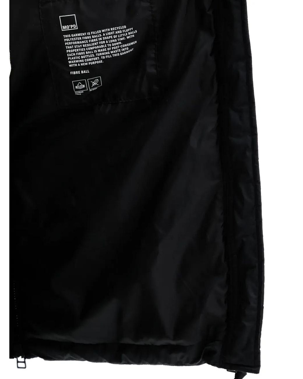 Marc O' Polo Black Hooded Padded Coat