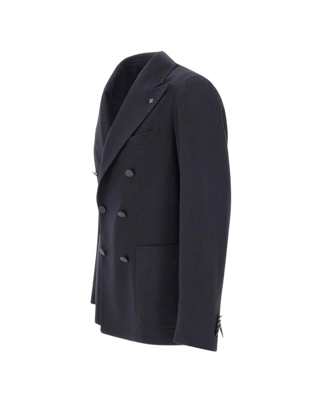 Tagliatore Blue Double-Breasted Blazer for men