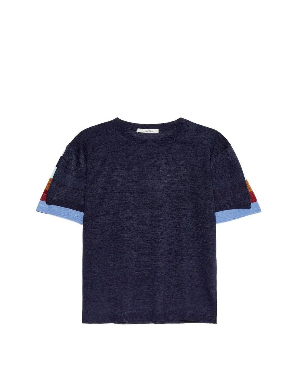 Maliparmi Blue Striped T-Shirt