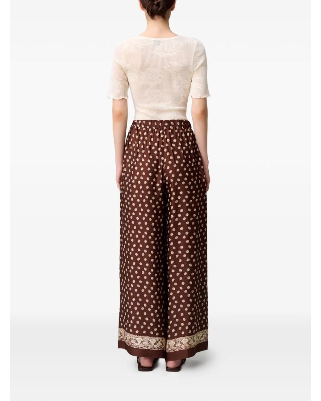 Claudie Pierlot Palazzo Broek in het Brown