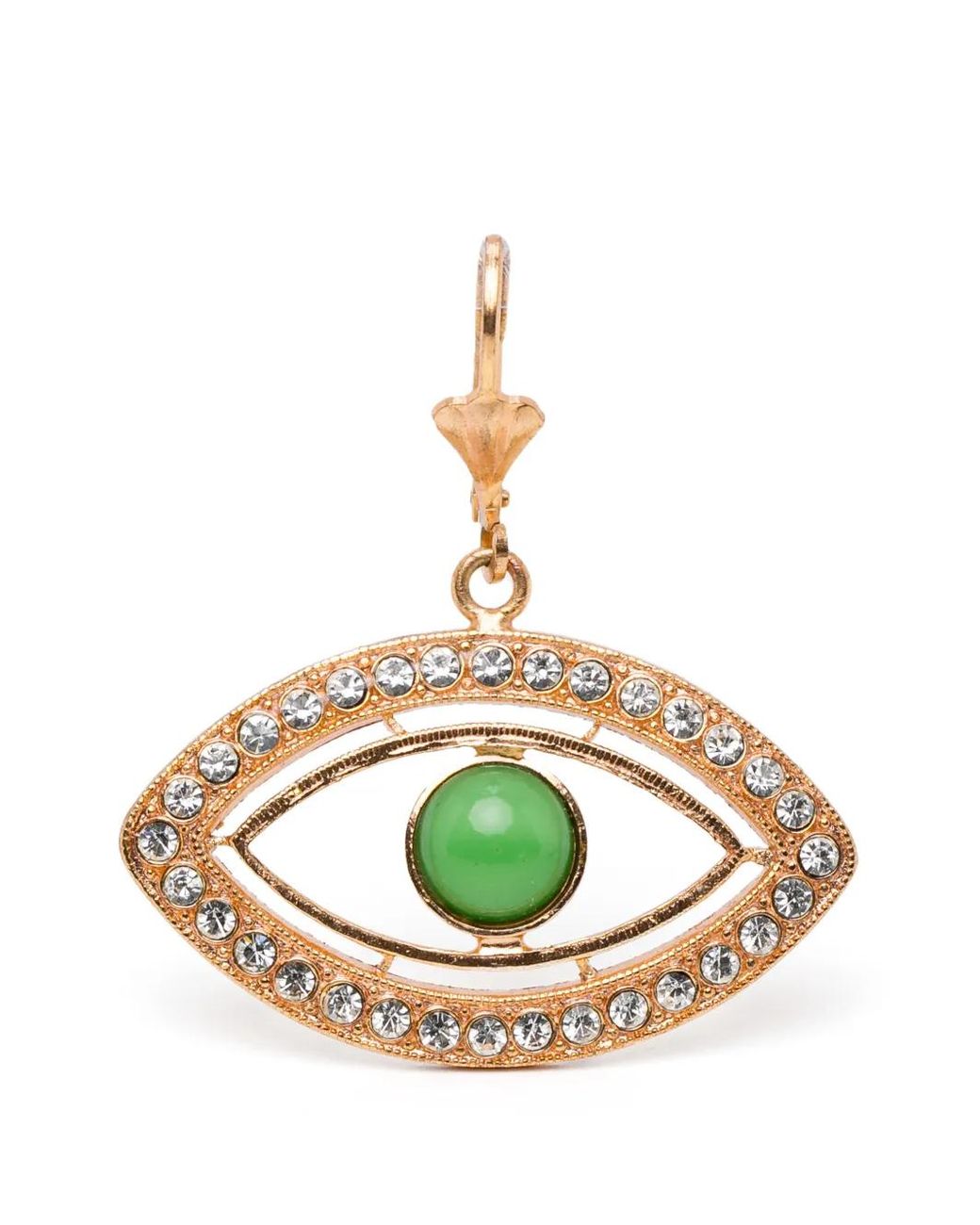 BLAKLACE Metallic Embellished Eye Shape Earrings