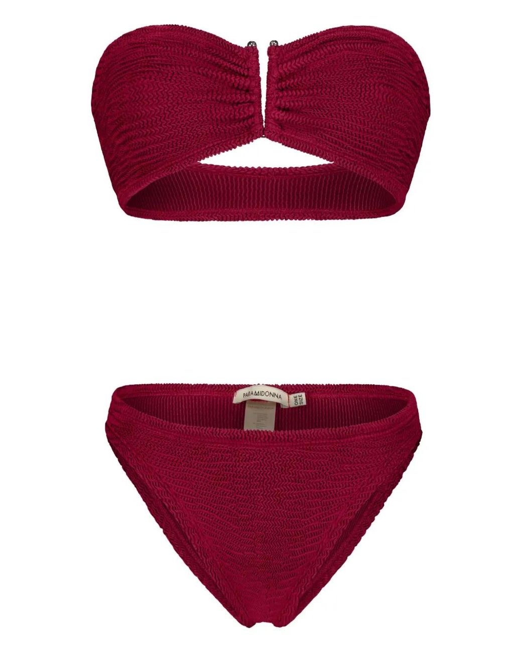 Paramidonna Purple Frida Textured Bikini