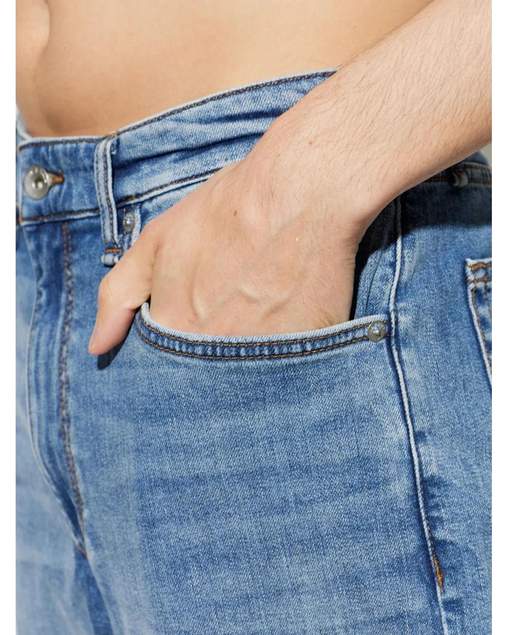 Rag & Bone Blue Straight-Leg Jeans for men