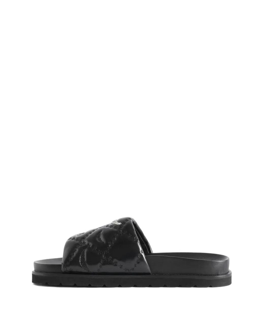 Zadig & Voltaire Black Teddy Bare Vintage Mules