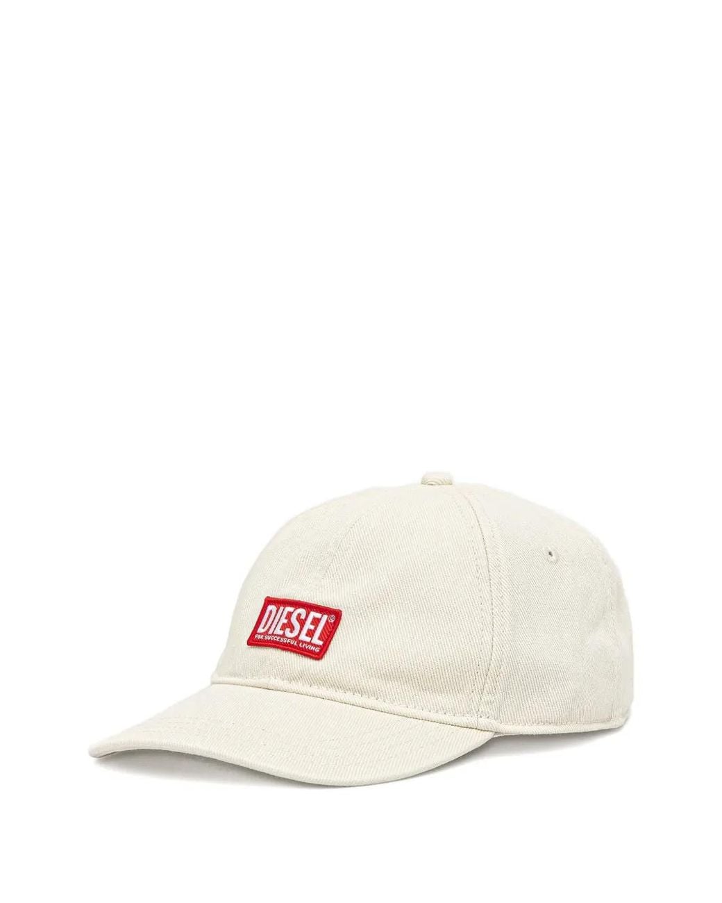 DIESEL White Casquette À Patch Logo for men