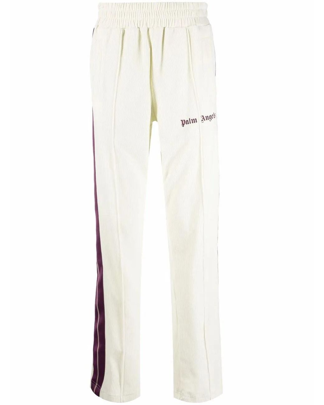 Palm Angels Multicolor Logo-Print Track Pants for men