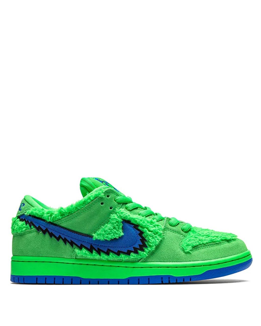 Nike Green Sb Dunk Low "Grateful Dead