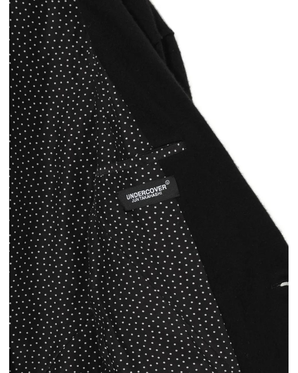 Undercover Black Single-Breasted Jacket for men