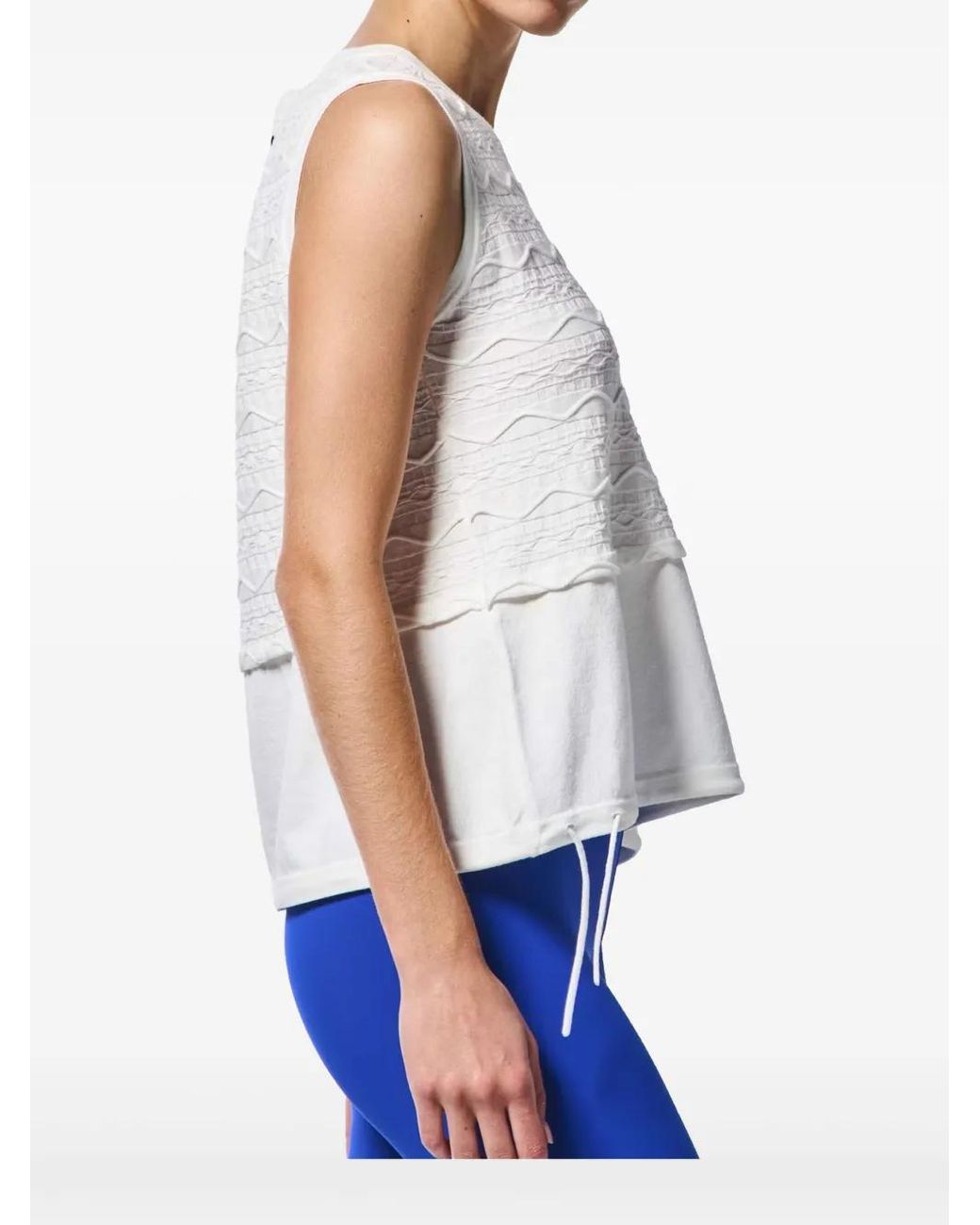 High White Textured Top