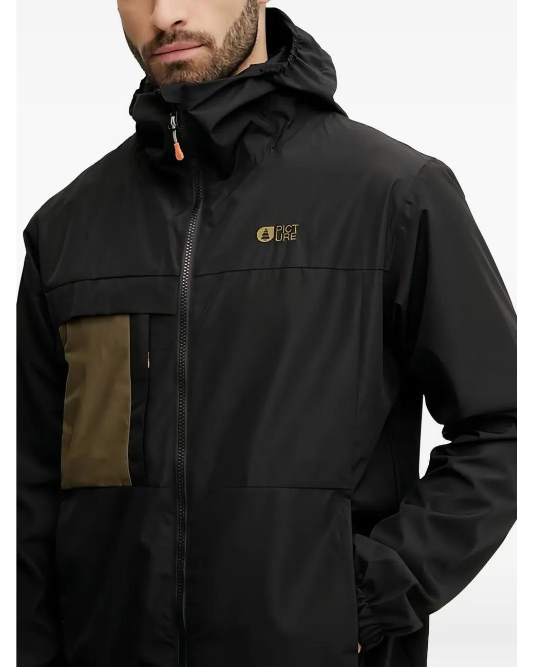 Picture Black Stall Hooded Performance Jacket for men