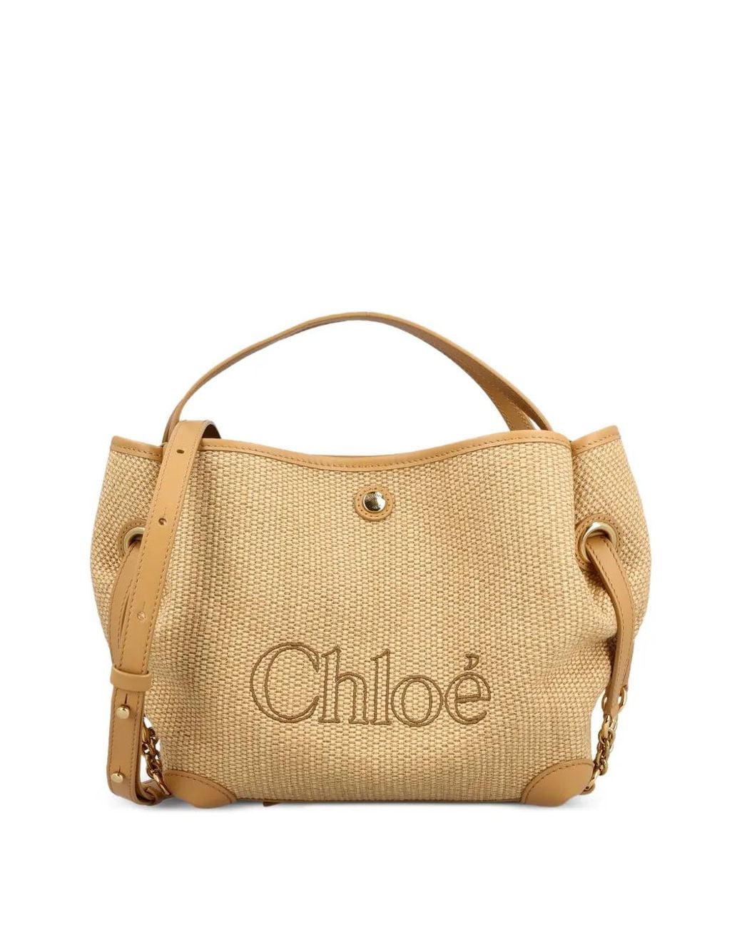 Chloé Metallic Small Clover Double Carry Bag
