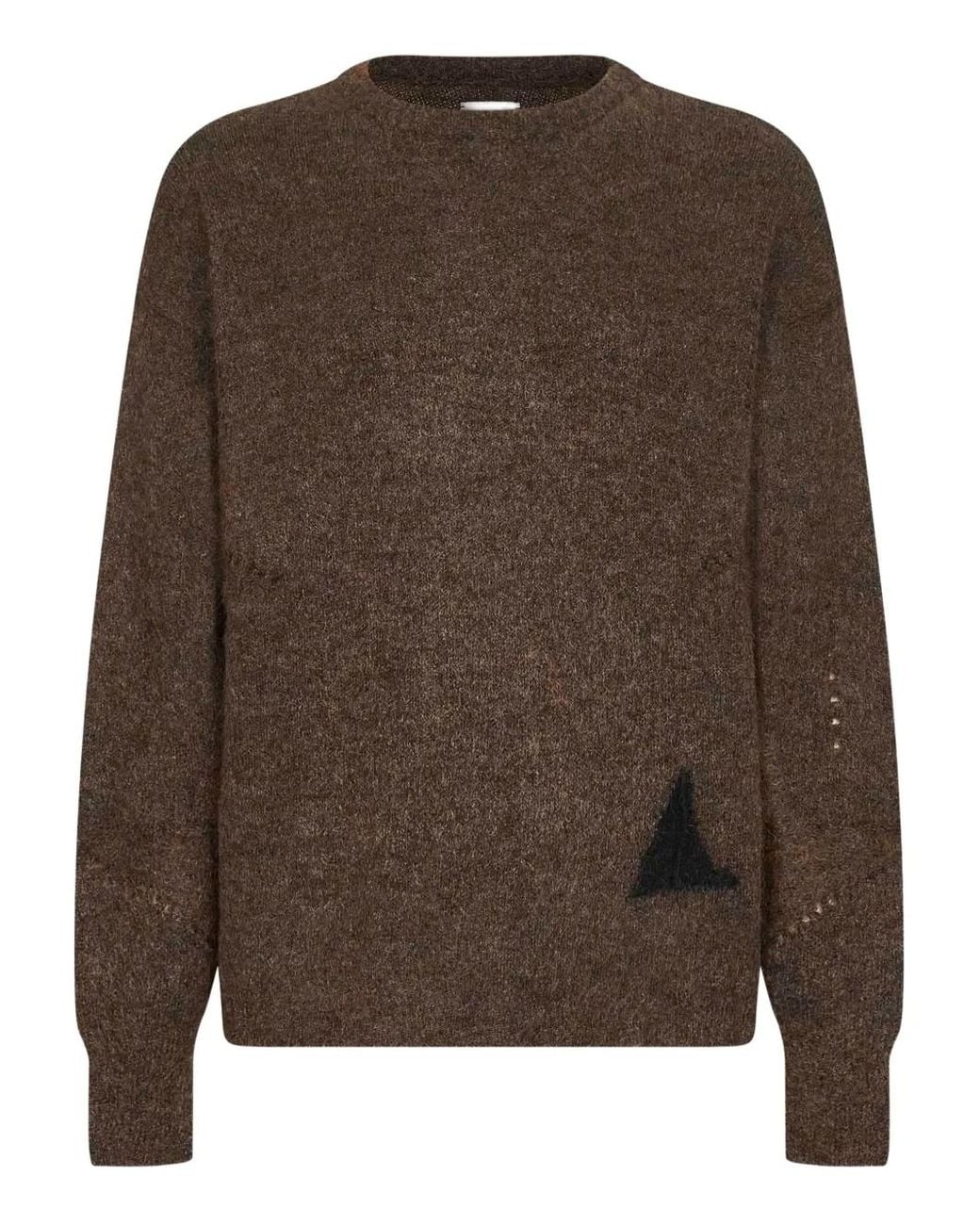 Roa Brown Crew-Neck Sweater for men