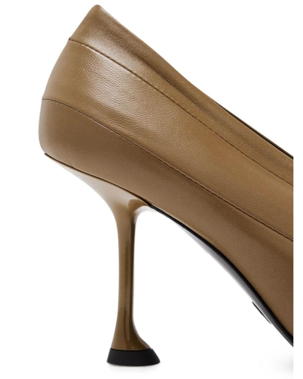 Proenza Schouler Brown Tee 85 Pieced Pumps