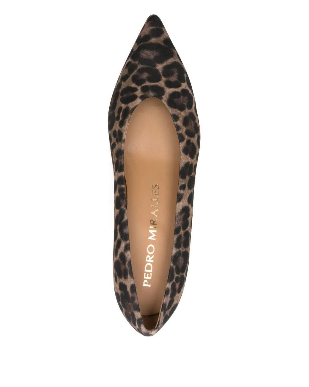 Pedro Miralles Brown 60Mm Leopard-Print Pointed-Toe Pumps
