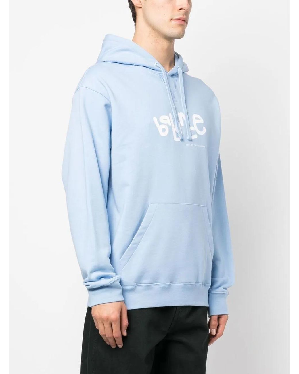 Objects IV Life Blue Balance Graphic-Print Hoodie for men