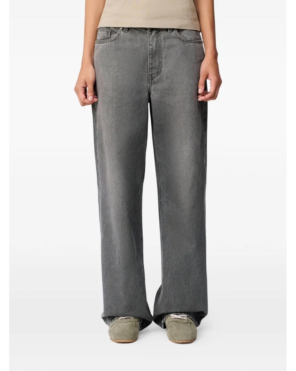 Axel Arigato Gray Lidia Straight Jeans