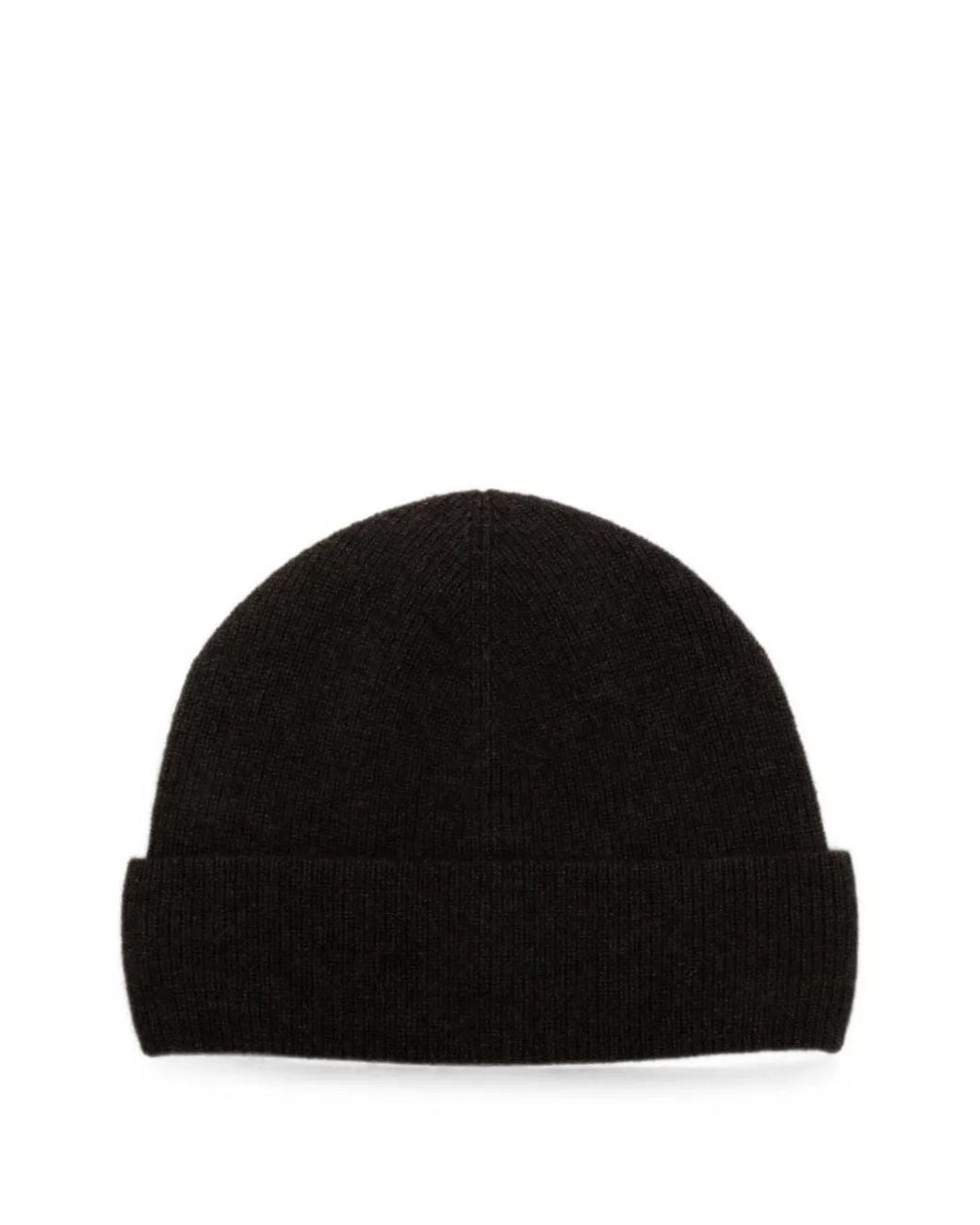 Sandro Black Knitted Cashmere Beanie Hat for men
