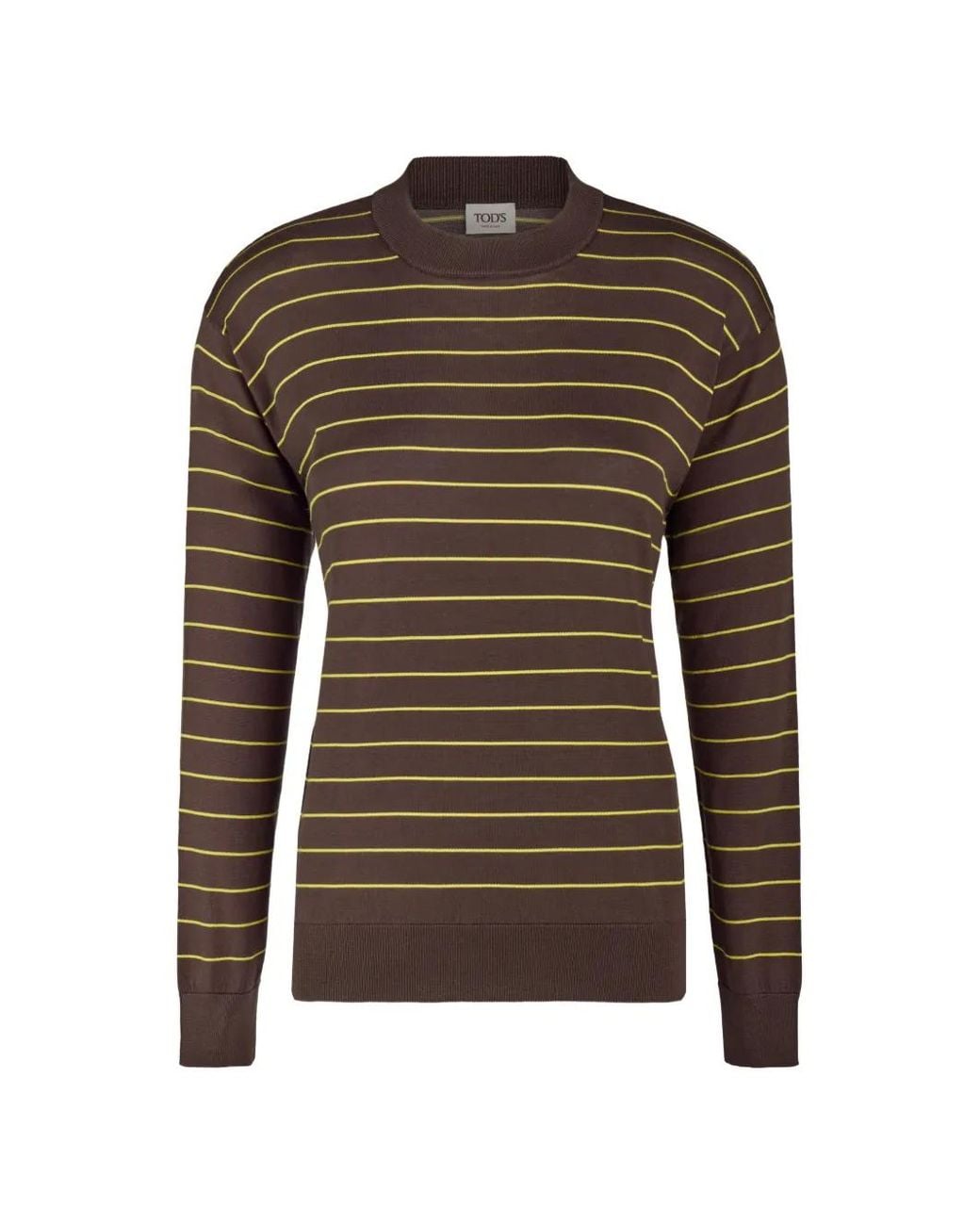 Pull À Rayures Tod's en coloris Brown