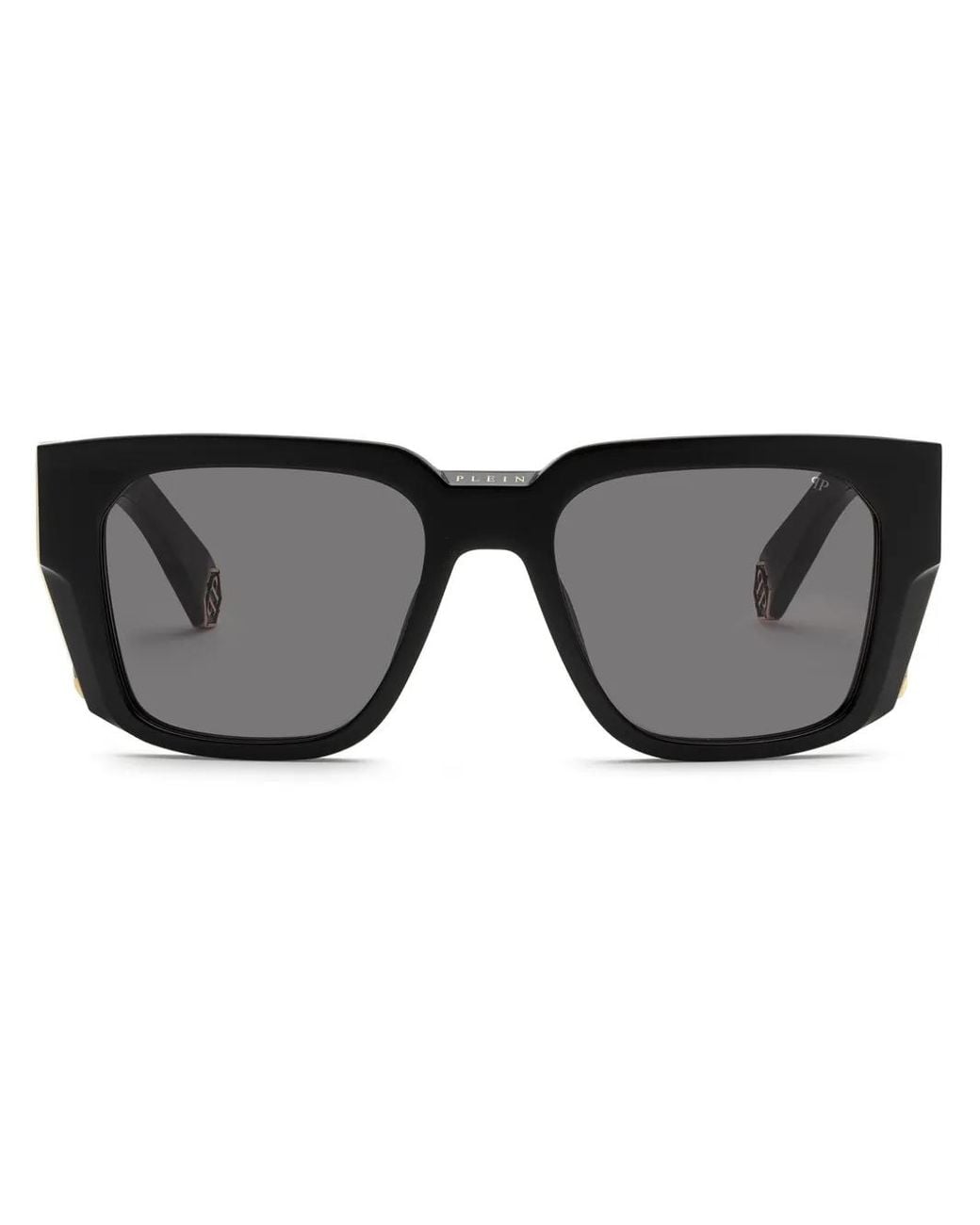 Philipp Plein Black Plein Master Sunglasses for men