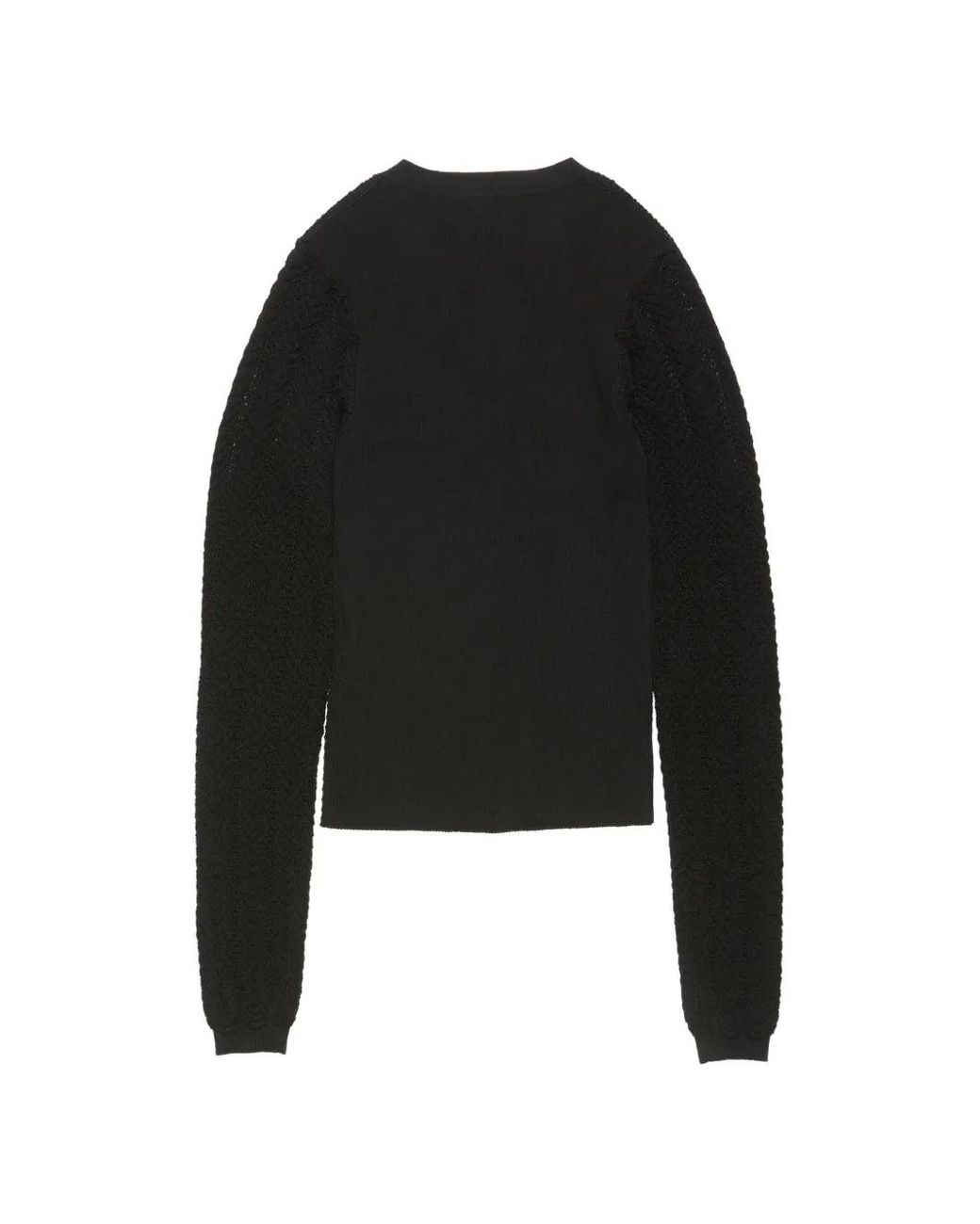 Acne Black Button Knitted Cardigan