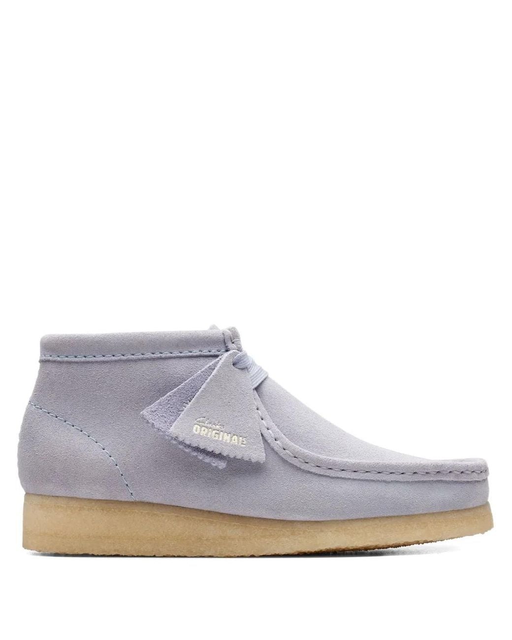 Clarks White Wallabee Derby Shoes