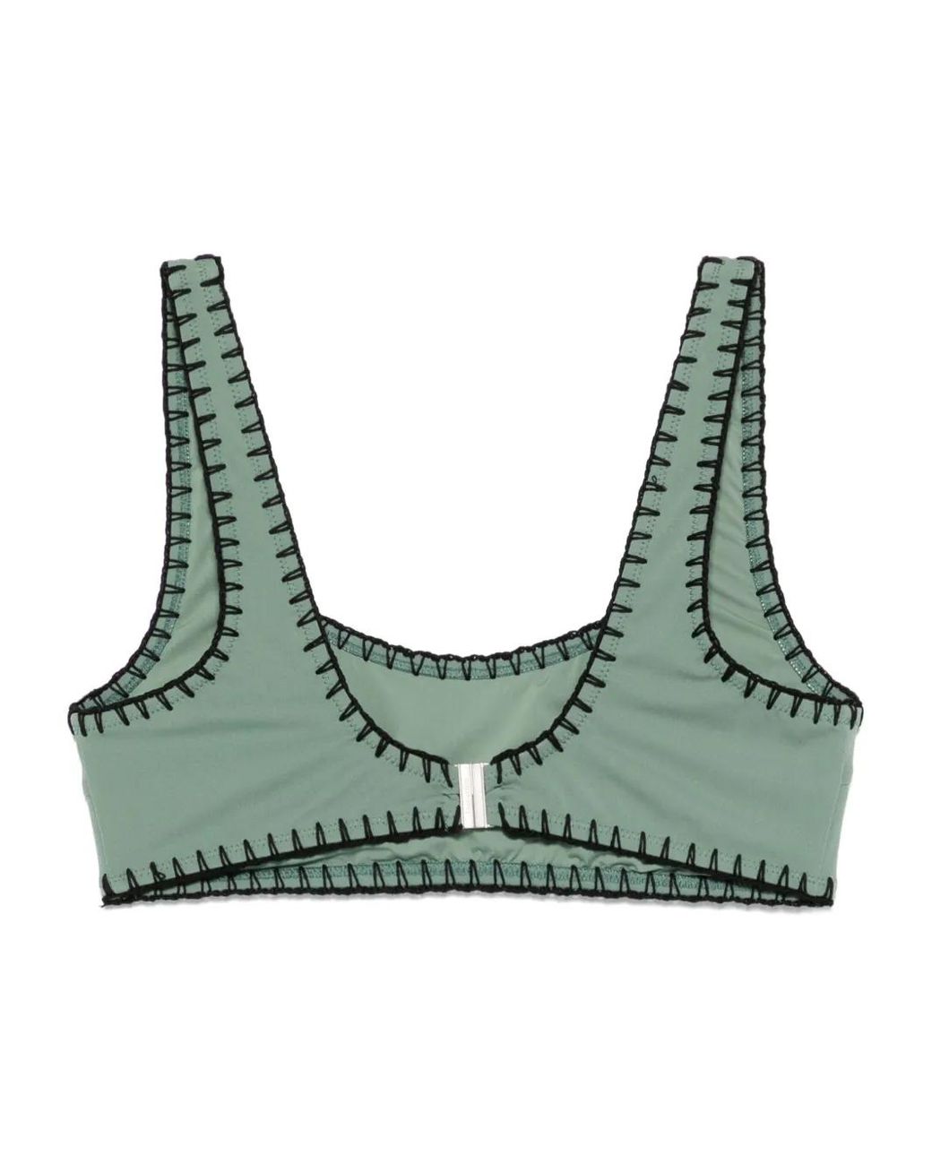 Nanushka Green Malti Bikini Top