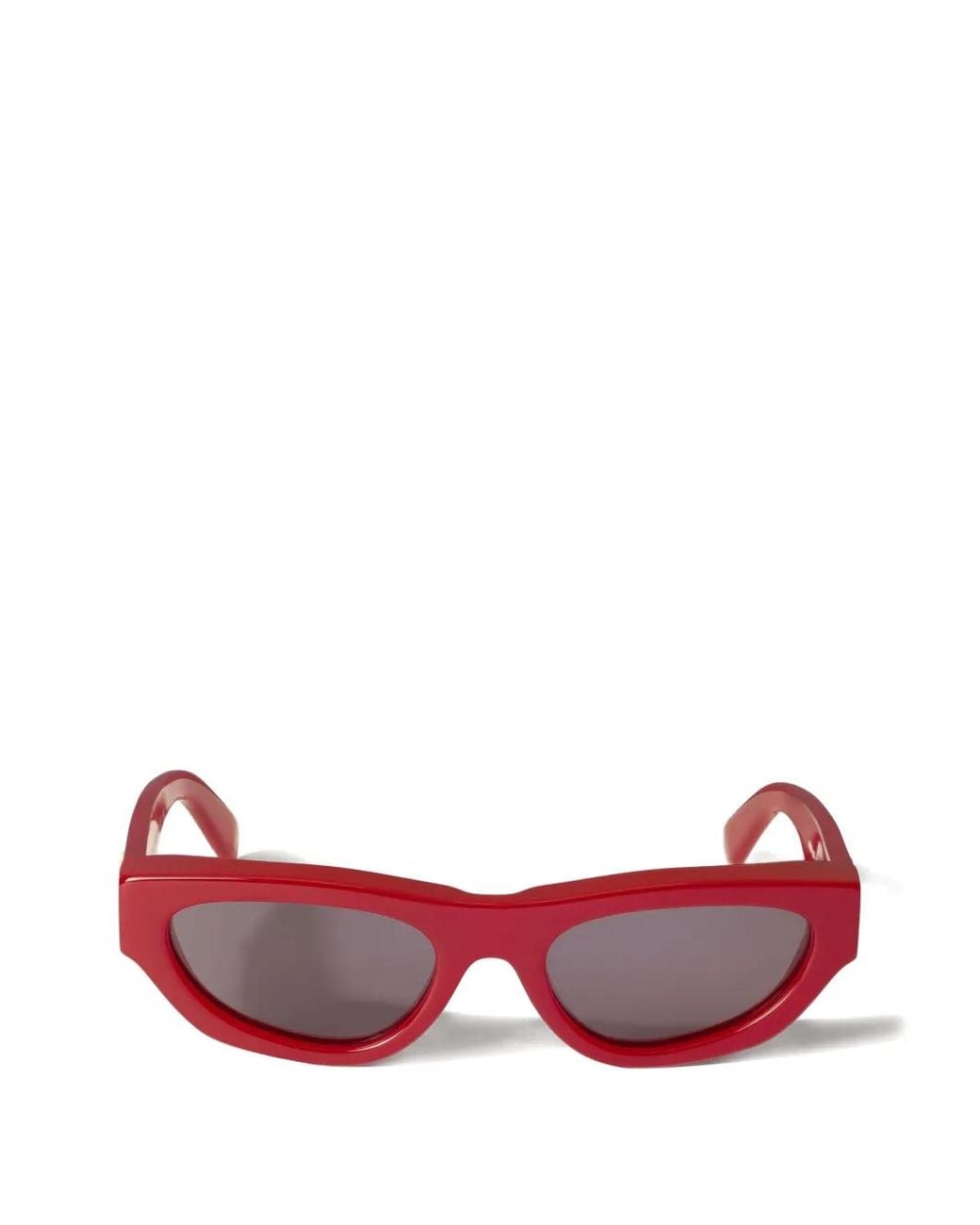 Off-White c/o Virgil Abloh Red Honolulu Dark Lens Sunglasses