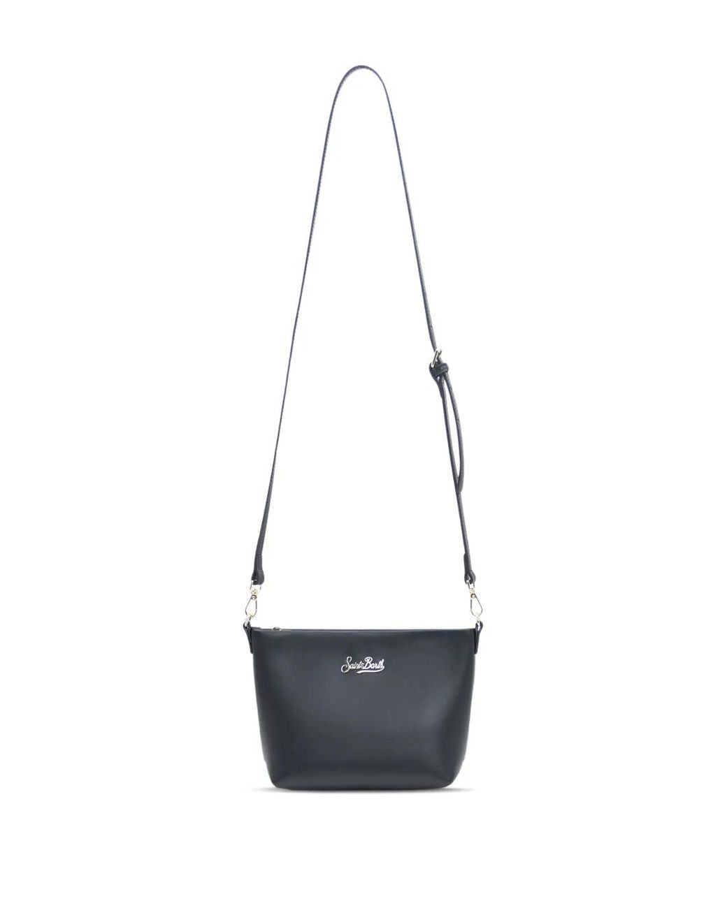 Mc2 Saint Barth Blue Aline Top-Zip Shoulder Bag
