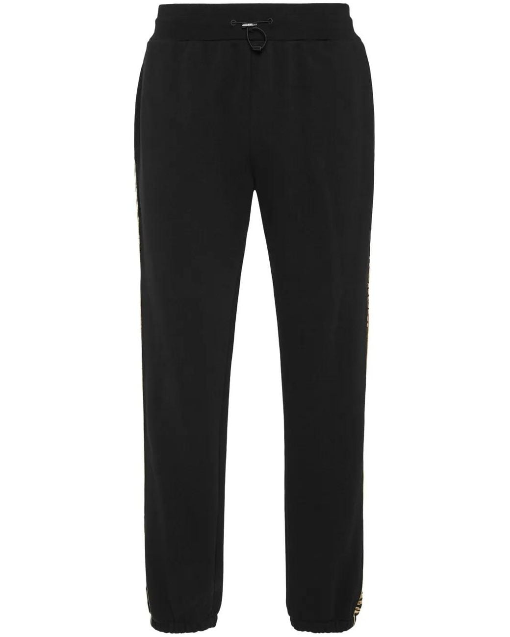 Philipp Plein Laminated Trainingsbroek in het Black voor heren