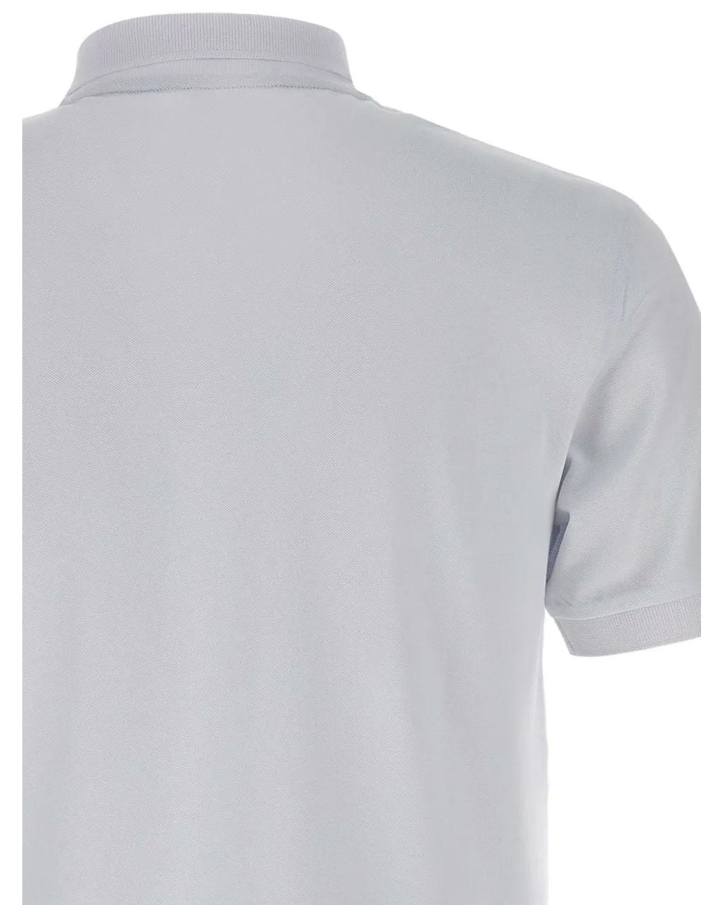 Sun 68 Gray Piqué Polo Shirt for men