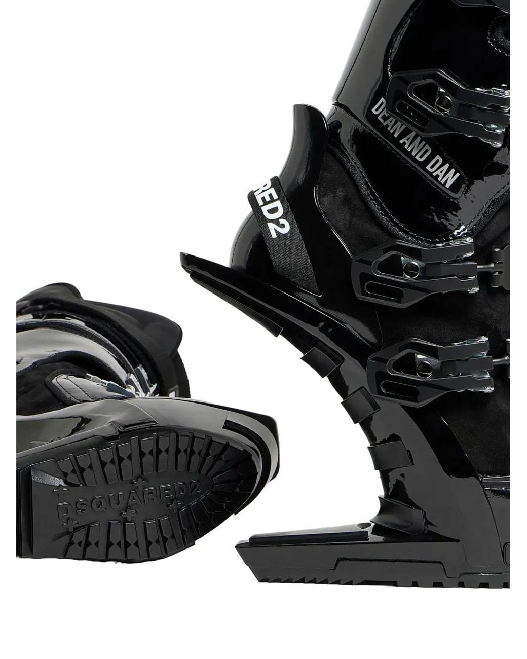 DSquared² Black She Do Buckle-Fastening Boots
