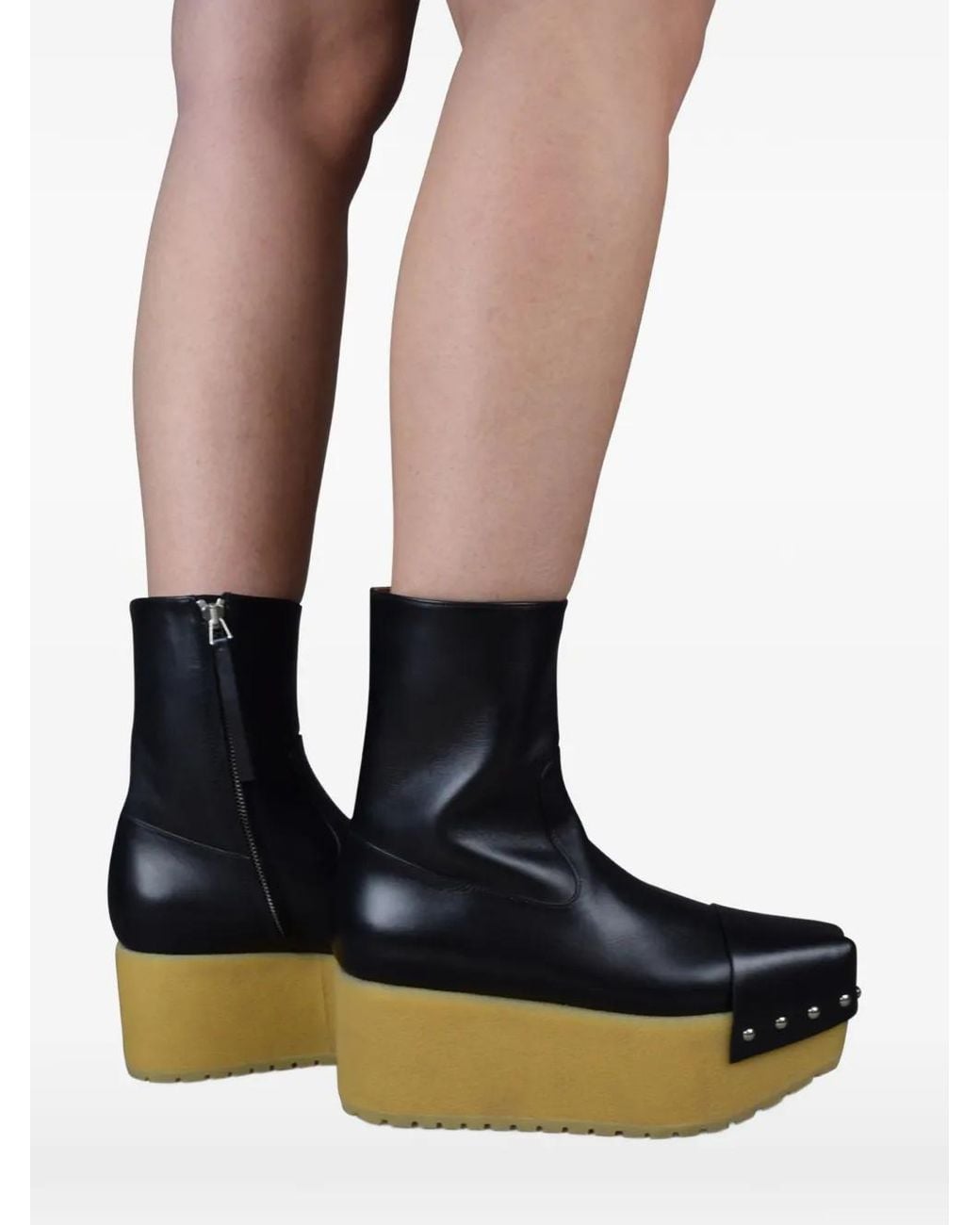 Moncler Black Zulima Studded Ankle Boots