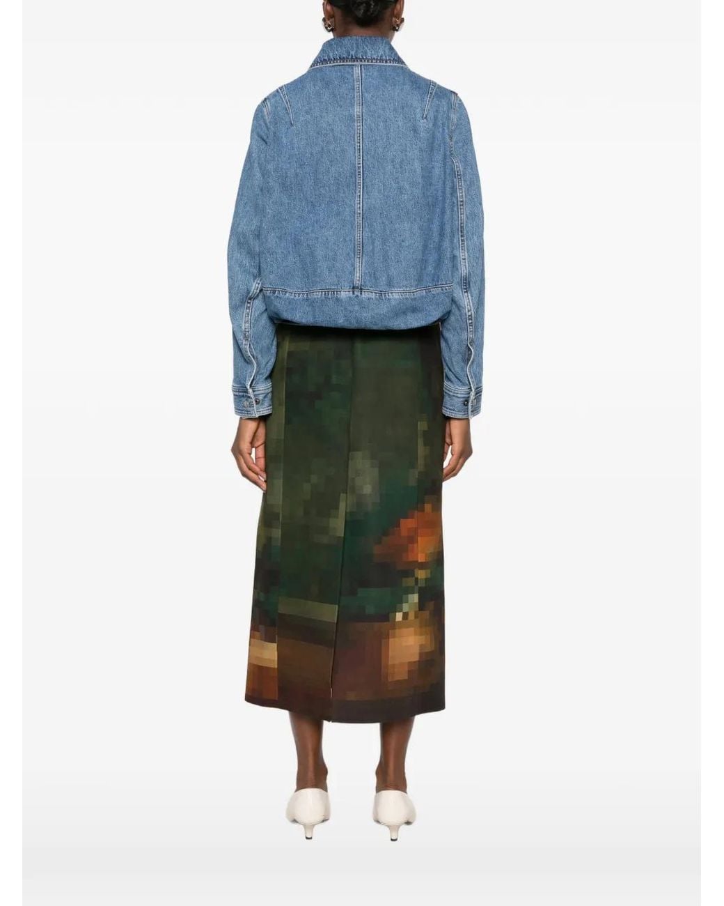 Loewe Blue Drawstring Denim Jacket